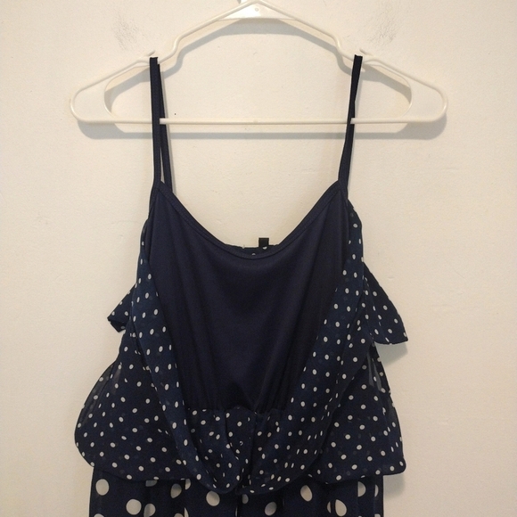 BeBop - Polka Dot Collar Sleeveless Mini Dress - Picture 12 of 16